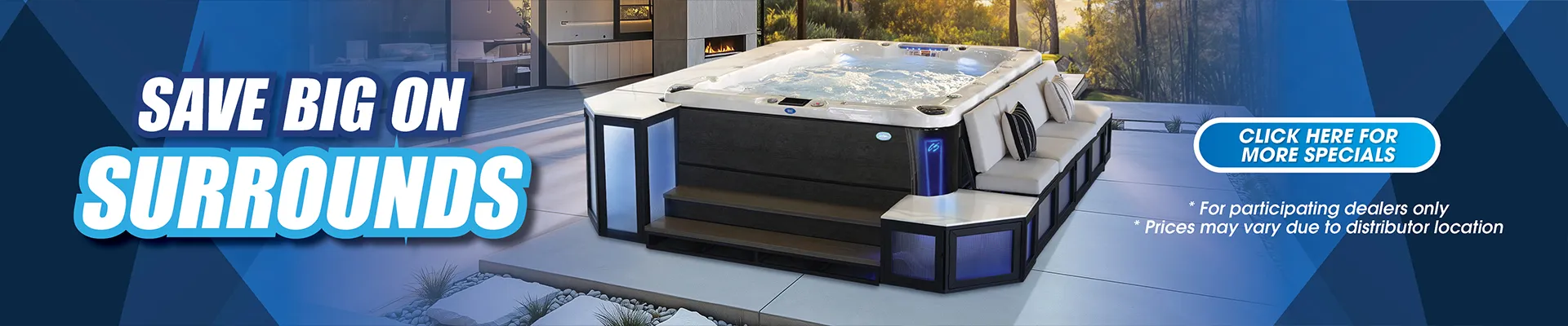 Calspas hot tub being used in a family setting - Missouri City
